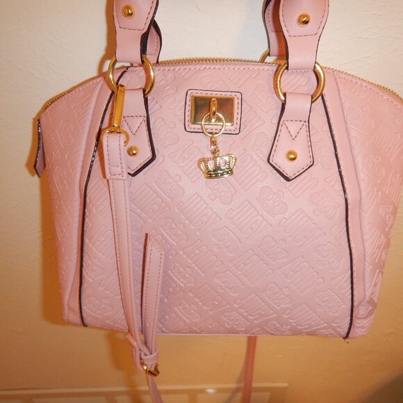 JUICY COUTURE PINK BEAUTIFUL HANDBAG CROSSBODY - Picture 3 of 16